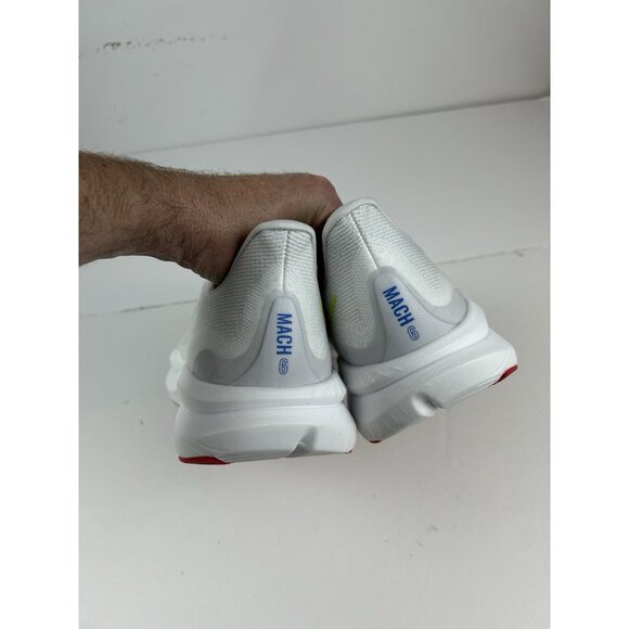 Hoka One One Mach 6 Running Shoes Size 14 D White Yellow 1147790 / WNCL - Picture 7 of 12